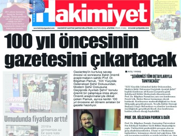 100 YIL ÖNCESNN GAZETESN ÇIKARACAK